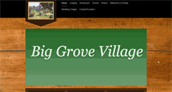 Desktop Screenshot of biggrovevillage.com